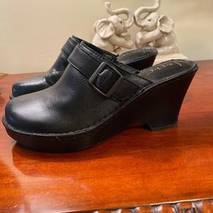 Clogs Black leather Size 10